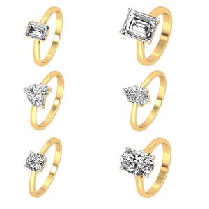 Anillo de boda de oro sólido de 14 quilates para mujer con 1,66 Cts VS Clarity EF Color Lab Grown Diamond IGI Certified Engagement Jewelry - Product Image 4