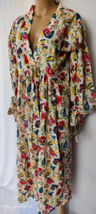 Très concepteur femmes Western Floral Maxi robe belle bouton décoration doux coton tissu pour les fêtes d'anniversaire de plage - Product Image 6