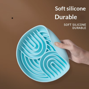 Tazón de Silicona Personalizado Libre de BPA para Mascotas, con Ventosa Antiderrames para Aliviar la Ansiedad y Estimular el Consumo Lento en Animales Pequeños - Product Image 4