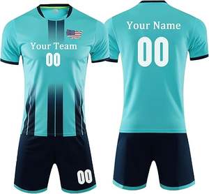 Ensembles de maillots de football, vêtements de football par sublimation pour hommes, maillots de football d'entraînement, vêtements de sport de football personnalisés, uniforme d'équipe de football - Product Image 1