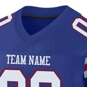 เสื้อฟุตบอลอเมริกันแบบสั่งทำพิเศษ ผ้าเนื้อนุ่ม แขนสั้น ป้องกันแบคทีเรีย สวมใส่สบาย เหมาะสำหรับใช้งานประจำวัน - Product Image 5