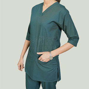 Traje de mujer con tela de punto duradera Ropa de trabajo de nuevo diseño para enfermeras disponible para la venta - Product Image 3