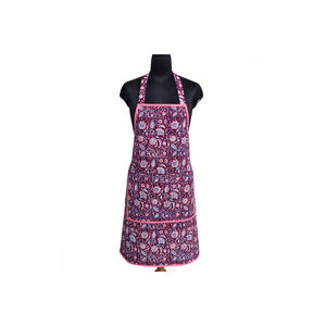 Nouvelle arrivée tablier de cuisine indien imprimé par blocs 100% respirant 20 bâches coton 83 Cms tablier de cuisine à vendre à prix bas - Product Image 3