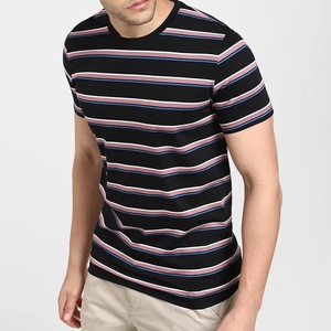 เสื้อเชิ้ตสตริปเพดของผู้ชายแห้งเร็วขนาดใหญ่พิเศษสินค้า OEM ODM สั่งทำจากโรงงาน BD - Product Image 4