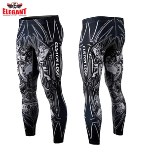 Pantalones de compresión para correr para hombre, mallas largas de entrenamiento para gimnasio, ropa deportiva para Fitness, elegantes - Product Image 4