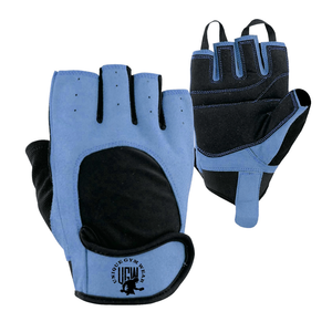UNIQUE GYM WEAR Leather Half <b>Finger</b> Weight Lifting Gloves with Adjustable Wrist <b>Strap</b>-Breathable Unisex for Gym & Bodybuilding - Product Image 4