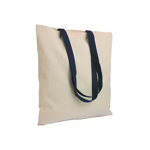 Borse Tote Personalizzate in Cotone Naturale con Manici Colorati - Gadget Promozionali Personalizzabili - Product Image 5