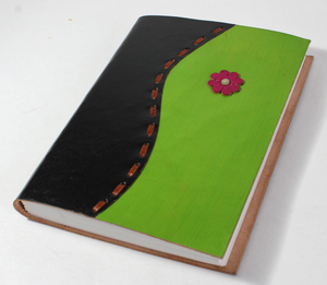 Vente en gros de fournitures de bureau logo personnalisé en cuir 2025 coffret cadeau de luxe rechargeable pour cahiers de papeterie en cuir noir - Product Image 3