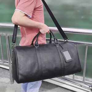 2023 New Arrival Genuine Leather Men Casual Waterproof Large Capacity Luggage Travel <b>Bag</b> For Men - Product Image 5