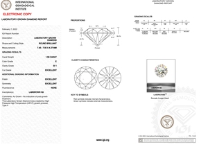 Diamant taille unique 1.50 carats couleur blanche forme ronde excellente clarté SI1 bricolage fabrication de bijoux diamant en vrac de haute carat - Product Image 2