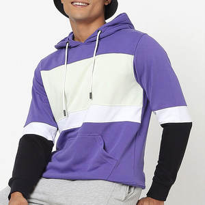 Sudadera con capucha de lana para hombre 2024, último diseño, artículo de invierno más vendido, técnica teñida lisa, MOQ bajo, precio razonable, servicio OEM caliente - Product Image 4