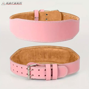 Lo último en cinturones de cuero ajustables con logotipo personalizado para gimnasio, cinturones de palanca de seguridad para levantamiento de pesas - Product Image 3