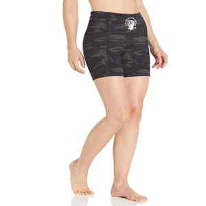 Nuevas telas personalizadas, pantalones cortos de motorista Scrunch, pantalones cortos de leopardo, riñonera blanca para mujer, impermeable, Fitness, verano, gimnasio, Occidental, OEM - Product Image 1