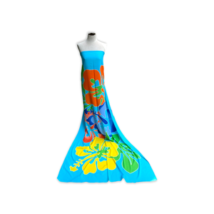 Pareos de rayón de alta calidad 2025, conjunto de Bikini DE ARTE Original pintado a mano Floral de una pieza, ropa de playa de artesanos balineses - Product Image 2