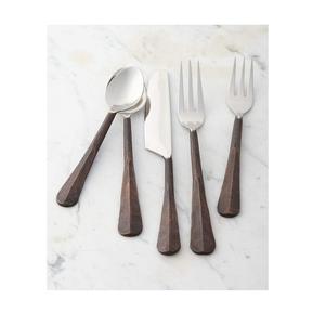 Juego de cubiertos de acero inoxidable de 5 con mango antiguo negro para juegos de cubiertos de cena hechos a mano de hotel a un precio razonable - Product Image 6