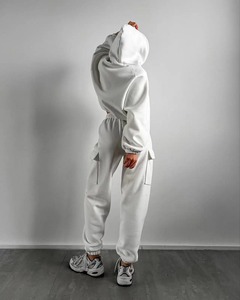 Ensemble de vêtements pour femmes deux pièces sweatshirts et pantalons à capuche personnalisés ensembles de pantalons pour femmes survêtement - Product Image 6