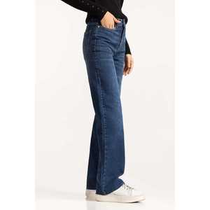 Vaqueros de cintura media WM-JNS-WS24-010 con un elemento de moda sencillo - Product Image 2