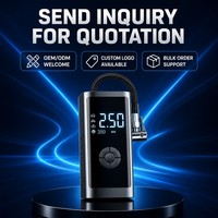 Cordless Tire Inflator Digital Display Air Pump 12V 100W Portable Tyre Compressor for Car SUV Truck Motorcycle Bicycle