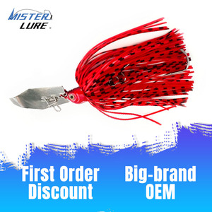 เหยื่อปลอม <span class=keywords><strong>MISTER</strong></span> LURE 12 กรัม 100 มม. แบบ Buzzbait Chatterbait Bladed Jig ใบพัด Indiana กระโปรงซิลิโคน เหยื่อผิวน้ำ สำหรับตกปลาแบส แบบ Spinner หลายแบบ - Product Image 1