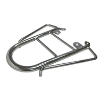 Porte-bagages arrière pour moto, acier noir haute résistance, support de charge lourde, structure durable, livraison directe d'usine