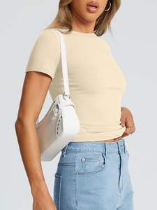 เสื้อยืดผ้าฝ้าย280GSM โอเวอร์ไซซ์ไหล่ตกเสื้อยืดเปล่าออกแบบโลโก้ได้ตามต้องการ - Product Image 2