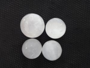 Sphère de pierre de cristal de sélénite blanche Style pierre précieuse polie artisanat en pierre semi-précieuse pour boule de guérison décorative Reiki - Product Image 3