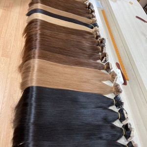 Extensiones de cabello súper dobles de lujo, decoloradas a rubio, 100% cabello vietnamita de APOGROUP HAIR - Product Image 1