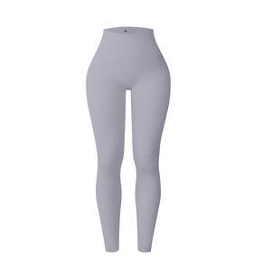 Nuevos pantalones de mallas de Yoga de secado rápido transpirables de Color sólido ligero para mujer con cintura elástica para gimnasio correr Fitness - Product Image 3