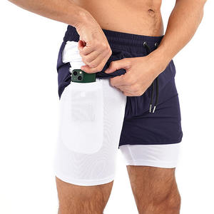 Pantalones Cortos Deportivos Ligeros y Duraderos para Hombre, Personalizados, de Nailon, para Gimnasio, Natación, Pesca, Verano, Estilo Sólido, para Gimnasio y Natación - Product Image 3