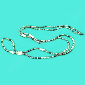 Multi-Color Freshwater Pearl <b>Bead</b> <b>Necklace</b> Elegant Jewelry Piece - Product Image 1