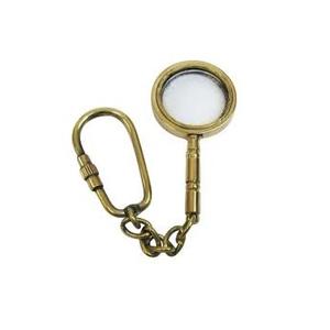 Porte-clés en laiton avec boussole nautique et impression en relief - Product Image 2