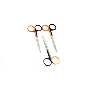 Wholesale Top Quality Professional Fine Point Straight/Curved Blunt-Sharp Stainless Steel Manual Surgical Iris Scissor - Product Image 5