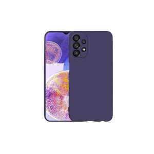 Coque en silicone premium ASMA pour Samsung Galaxy A23, bleu marine, protection intégrale avec emballage de vente au détail, silicone souple - Product Image 1