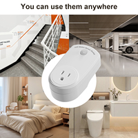 Prise murale intelligente TUODI TDL-9939 en ABS, portée de détection 3-5m, capteur de mouvement PIR 360° pour éclairages, ventilateurs et appareils électroniques