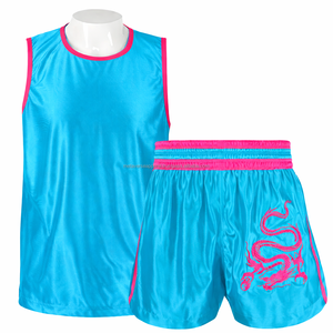 Ensemble de combat professionnel de Jiu Jitsu : Rashguard et short extensibles 4 directions, coutures plates, design personnalisé, arts martiaux Kung Fu, 100 % polyester - Product Image 4