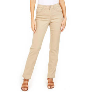 Jeans Skinny da Donna Style & Co, Modello Contenitivo, in Cotone Traspirante, Vita Bassa e Alta, Stile Dritto, Marrone, Taglia 22X5 XL - Product Image 1