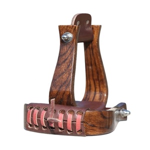 Estribos de Madera Estilo Occidental de Alta Calidad TOUGH TACK 2026 con Logotipo y Color Personalizables - Product Image 1
