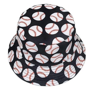 Nuevo Sombrero de Pescador con Estampado de Béisbol para Hombre y Mujer, Moderno, con Estampado Completo, para Deportes al Aire Libre, Plegable - Product Image 5
