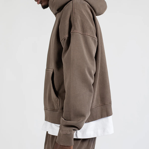 Sudadera con Capucha Personalizada de Invierno, Bordada, Unisex, Extra Grande, Gruesa, 100% Algodón, con Bolsillo Tipo Canguro - Product Image 5