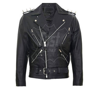 2025 veste en cuir de bonne qualité pour hommes couleur personnalisée 100% veste en cuir pour hommes à vendre personnalisé - Product Image 1