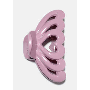 Barrette à cheveux en plastique et acétate avec strass, design cœur pour fille, pour un style quotidien et de fête - Product Image 6