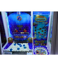 Machine de jeu à monnayeur avec boîtier en bois et verre acrylique, 720W 110V/220V, jeu de billes à récompense par ticket pour centres de divertissement