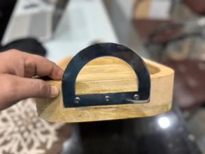 Natural <b>Wood</b> Polished Handmade Rectangular Serving Platter for Tea Coffee <b>Fruit</b> Tabletop Decoration - Product Image 2