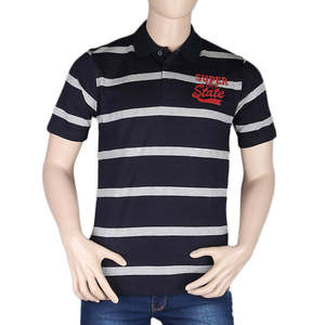Polo à manches courtes pour homme - Bleu marine - Product Image 2