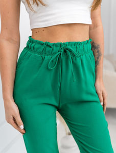 Pantalones de chándal Acampanados para mujer con logotipo personalizado Deportivo recién llegados al por mayor 2025 MOQ pantalones de chándal acampanados de cintura alta para mujer MOQ - Product Image 4