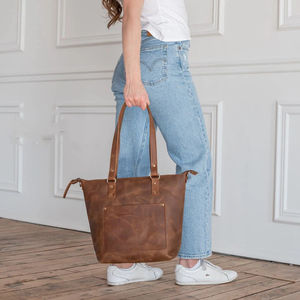 2025 nouveau Design marque de haute qualité dames sac à main Logo personnalisé véritable en cuir véritable blanc sac fourre-tout d'affaires pour les femmes - Product Image 2