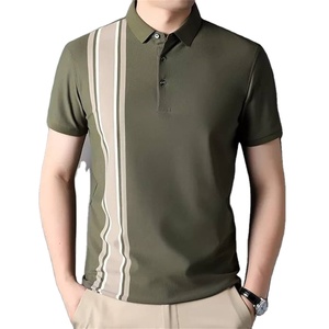 Men's Short Sleeve Knitted for <b>Shirt</b> Front logo Custom <b>Patchwork</b> Breathable Overalls Personalized Work <b>Shirt</b> Durable Uniform - Product Image 5