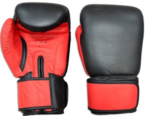 Gants d'arts martiaux de boxe en cuir véritable de haute qualité avec design de logo personnalisé de 10oz à 16oz avec emballage de couleurs personnalisées pour l'entraînement - Product Image 3