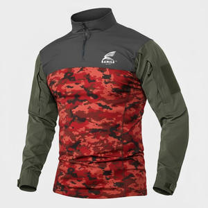 เสื้อคอมเพรสชั่นระบายอากาศยอดนิยมราคาประหยัดสำหรับผู้ชาย รับสกรีนโลโก้ ลายเรียบง่าย แขนยาว คอกลม - Product Image 6