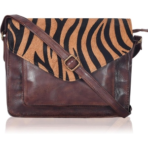 <b>Ladies</b> real cow <b>leather</b> elegant crossbody handbag pebbled grain shoulder <b>bag</b> - Product Image 2